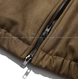 Cali Suede Overfit Rivet Bruson Jacket