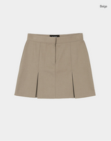 [MADE] Front Closure Mini Pleated Skirt