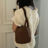 square suede bag _choco brown