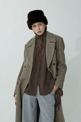 BOHEM KNOT BLOUSE_BROWN