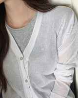 Lovis V-Neck Linen Cardigan