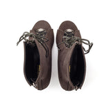 Suede Cross-Ring Open Toe Heel(Khaki)