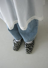 LEOPARD FLAT SHOES