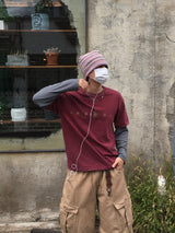 スター グロウ レイヤード ロングスリーブ Tシャツ 3C