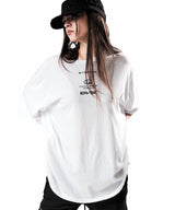 NO.122 バーコード Tシャツ ホワイト