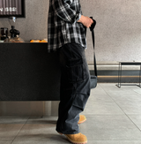 St. Parachute Cargo Wide Denim Pants