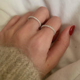 (silver925) Waterdrop cubic ring *silver