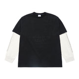 24FW ダブルレイヤーワッフルロングスリーブ ブラック