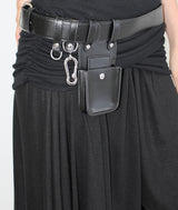 SHEER WRAP UNBALANCE SKIRT