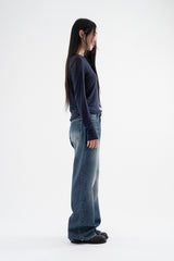 Boyfit bootcut denim pants