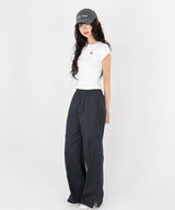 SLIM FIT REGULAR BUTTON HALF T-SHIRT [3color]