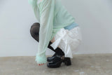 ribbon sleeve cardigan(mint)