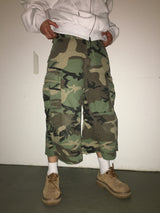 Premium Camo Cargo Bermuda Shorts