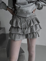velvet cancan skirt (2color)