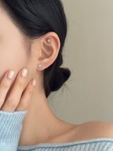 [5 set] Blue Winter Snowflake Piercing Set 