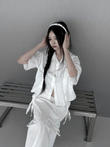 eyelet headband (2color)