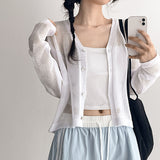 [Linen Cardigan☀️] See-Through Cardigan, Cube Summer Cardigan (12 colors) 