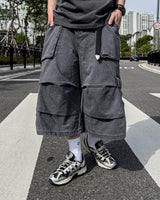 ラビン7パートカーゴバミューダパンツ