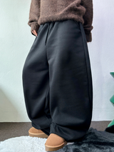 フリースピカブル ❤‍🔥M-XL❤Bベーシックワイドロングパンツユニセックス🩶2カラー