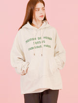UNISEX Bendable セミオーバーサイズフィットパーカー オートミール (FCF1TS321M)