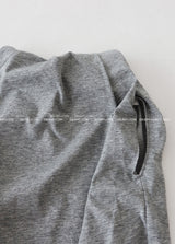 Pad string pintuck oversized fit sleeveless