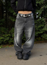 DOUBLE POCKET WIDE DENIM