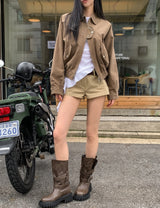 ピークローコットンショーツ
