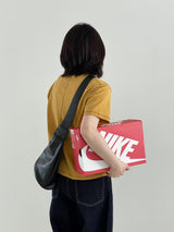 Cross leather sling bag