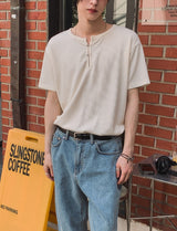 ルーキー フック ヘンリーネック ショートスリーブ Tシャツ