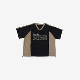 (Unisex) ポスティストリングカラーリングTシャツ
