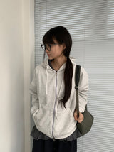 [unisex] オキア ツーウェイ フード ジップアップ