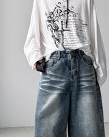 Lopian Cat Bermuda Denim