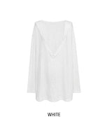 Awning Deep V-Neck Long Sleeve