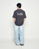25FW カラーロゴショートスリーブTシャツ チャコール