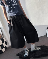 Hip Character Tattoo Lettering Bermuda Shorts 3color