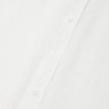 KIRSH PLAIN SEE THROUGH LOOSE FIT SHIRT - WHITE  