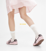 WE FLOWER Trendy New Baguette German Training Shoes, Versatile, Comfortable and Lightweight - Barbie Pink