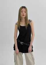 [MADE] Perotti Frill Layered Sleeveless