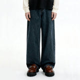 Basic denim pants (dark blue)