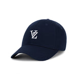 3D Monogram logo over fit ball cap NAVY