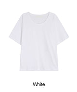 ルーブルカットオフUネックTシャツ