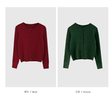 FOB Cable Knit Round Cardigan