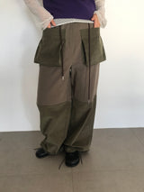 コーデュロイワイドレッグパンツ (2 Colors)