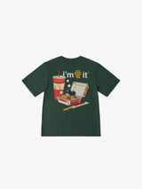 アイ ラブ ファスト ヌードルズ Tシャツ グリーン