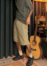 [ VirStyle Original ] INKKI Canvas Carpenter Shorts 4COLOR