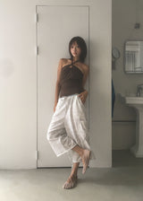 FLOWER PASTEL BERMUDA PANTS