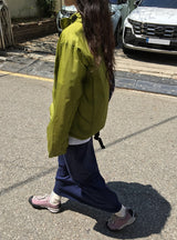 Oha Banding Color Long Skirt