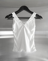 Pre-lace Trimmed Sleeveless