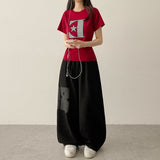 89 Number Patch Wide Sweatpants (3 colors)