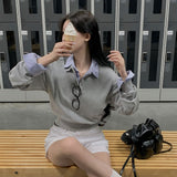 [BELLIDE MADE] アーモンド, カラークロップスウェット